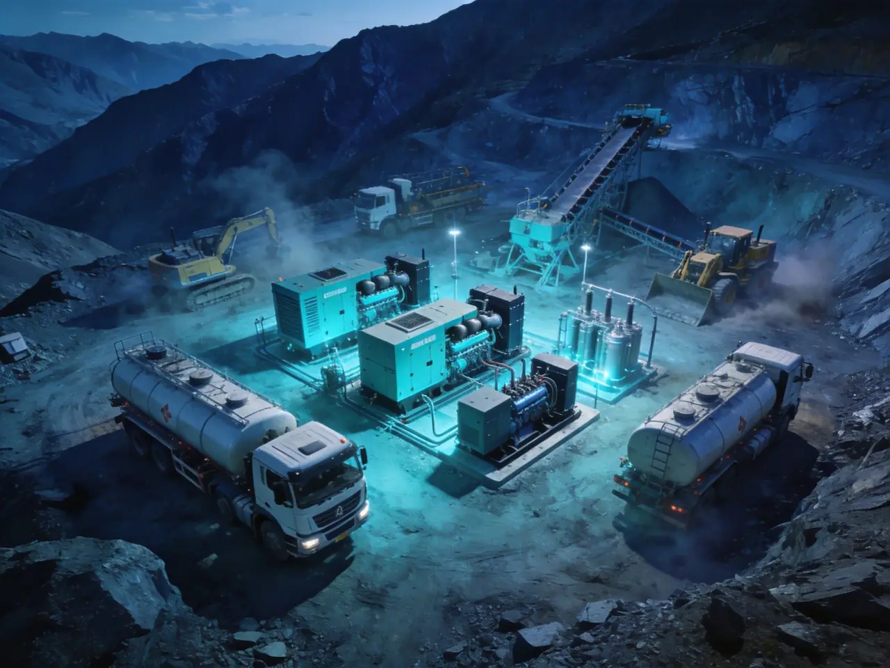 Mining Renewable Power Stations